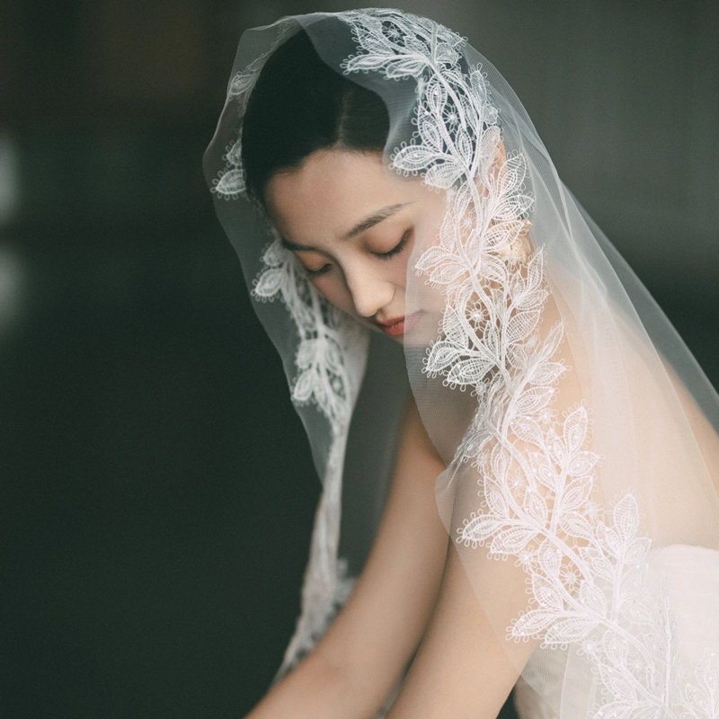 楽天市場】P10倍☆花柄レース刺繍ウエディングベール マリア