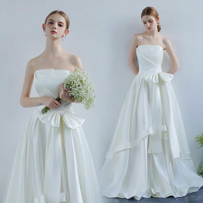 楽天市場】ウェディングドレス ウエディングドレス Aラインドレス