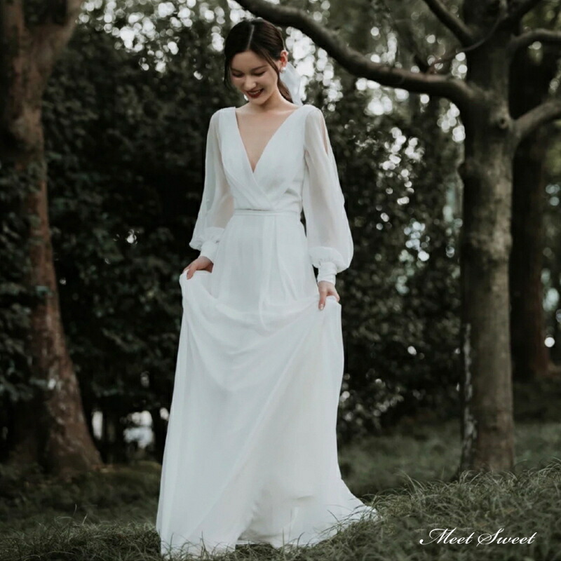 楽天市場】ウェディングドレス ロングドレス スレンダードレス