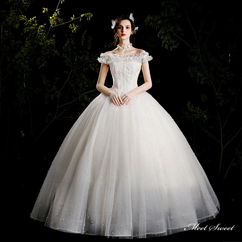ドレス　ブライダル　プリンセス　結婚式ウエディング　グリーン9T 064 imgrc0078184003.jpg