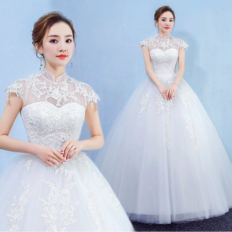 ウェディングドレス ロングドレス プリンセスラインドレス Vネック ノースリーブ 二次会 結婚式 前撮り ドレス 花嫁 ウエディングドレス チュール 大きいサイズ 小さいサイズ 海外挙式 白 オフホワイト パーティードレス ブライダル フォトウェディング wedding dress|ミートスウィート