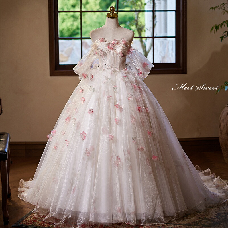 ウエディングドレス ブライダル 結婚式 二次会 ウェディングドレス 袖あり 安い ロングドレス 花嫁ドレス パーティードレス エンパイア 披露宴 大きいサイズ ウェディングドレス 花嫁 二次会 ウエディングドレス 結婚式 Aライン