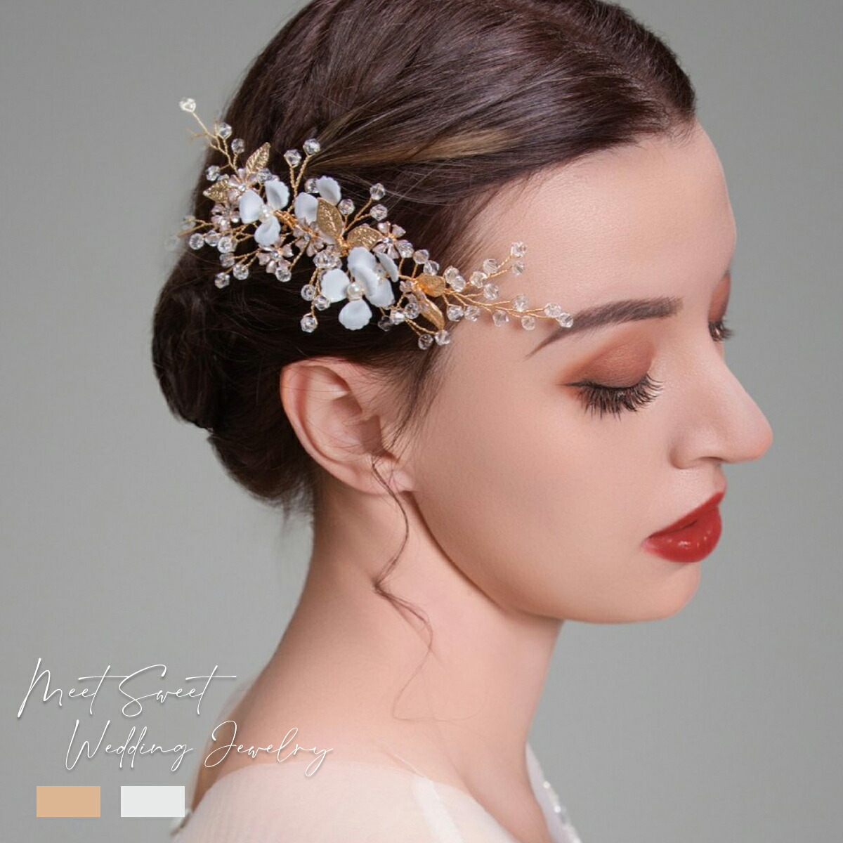 楽天市場】ヘッドドレス イヤリング セット 髪飾り ヘア