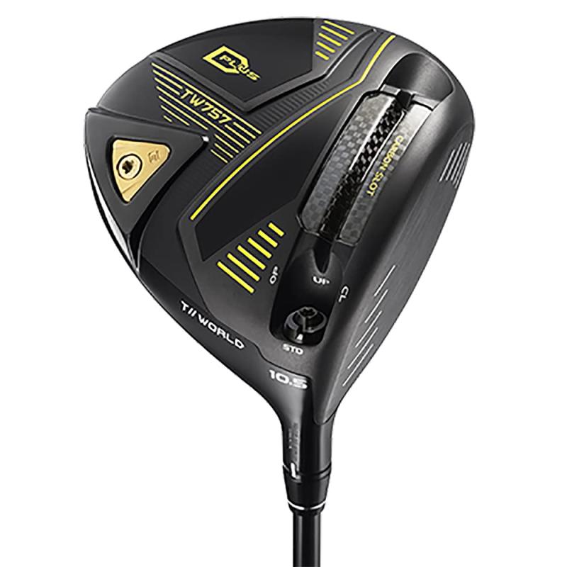 【中古】本間ゴルフ ドライバー T//WORLD TW-757 Type-D Plus VIZARD MA5 2022年モデル ロフト角:10.5度 番手:W#1 フレックス:S ブラック