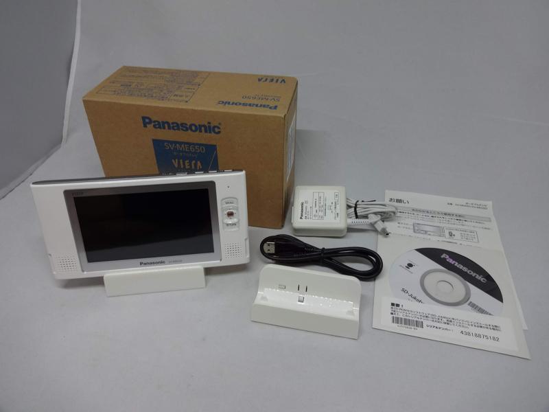 【中古】パナソニック 5V型 液晶 テレビ受像機 プライベート・ビエラ SV-ME650-W