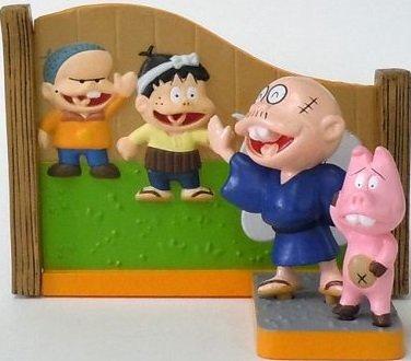 【中古】20世紀漫画家コレクション7 赤塚不二夫の世界 もーれつア太郎 ブタ松親分＆子分 単品 食玩画像