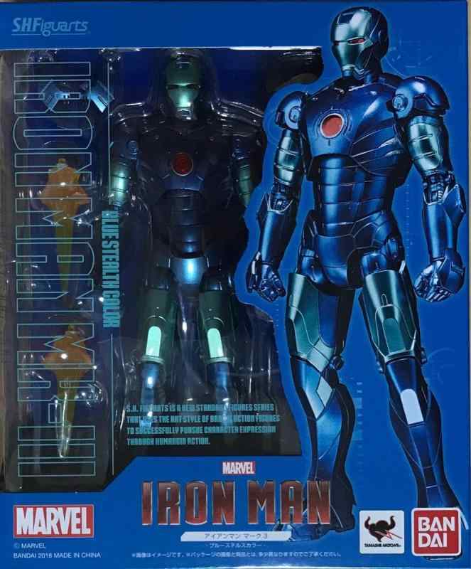 【中古】魂コミコン 2018 開催記念商品 S.H.Figuarts アイアンマン マーク3 ブルーステルス