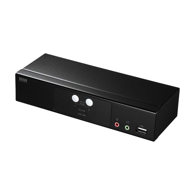【中古】サンワサプライ HDMI相応うマイコン自動小銃うつり変わり器(2:1) SW-KVM2HHC