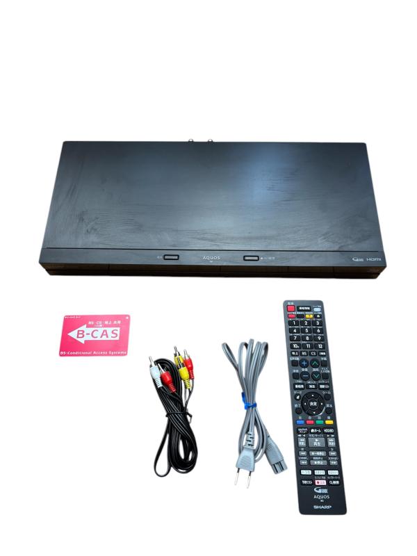【中古】シャープ 2TB 2番組同時録画 AQUOS ブルーレイ レコーダー 連続ドラマ自動録画 声でラクラク操作対応 無線LAN内蔵 2B-C20BW1