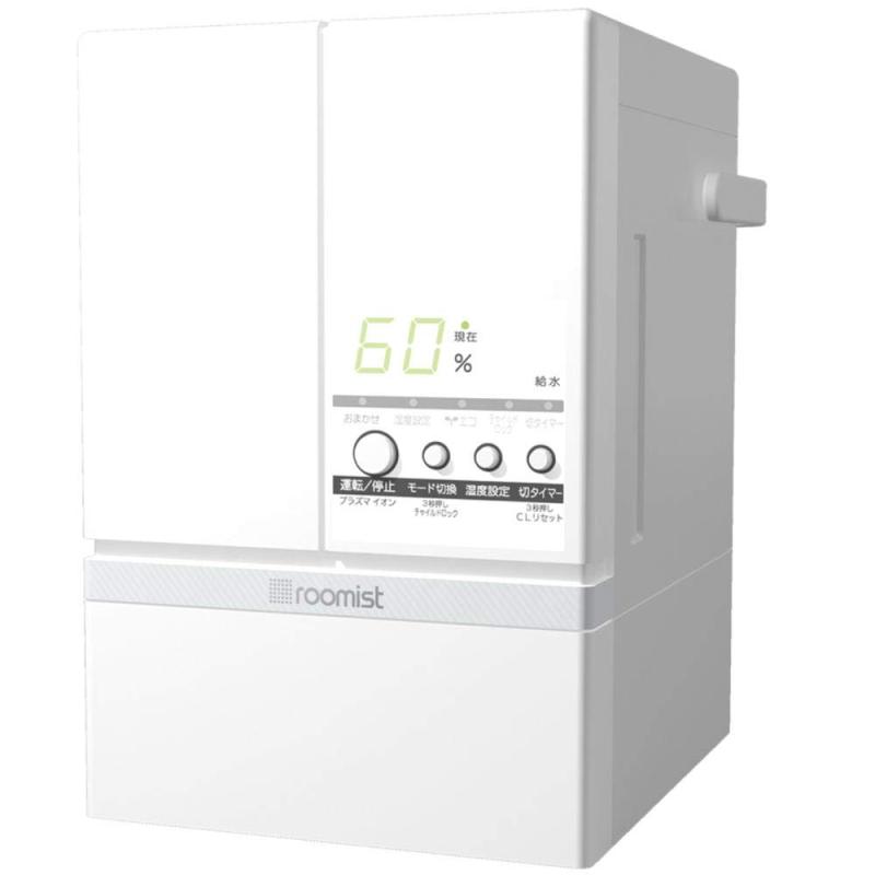 SHK50VR-W クリアホワイト roomist [ハイブリッド式加湿器 三菱重工 SHK50VR-W ハイブリッド式加湿器 roomist クリア