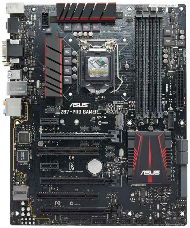 【中古】ASUSTeK Intel Z97搭載 ゲーマー向けゲーミングマザーボード Z97-PRO GAMER 【ATX】|ソファポテト