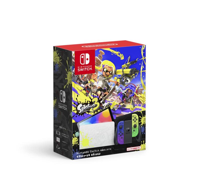 【中古】Nintendo Switch(有機ELモデル) スプラトゥーン3エディション|ソファポテト