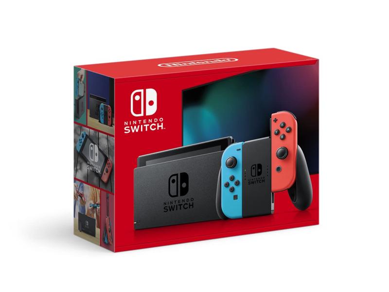 【中古】Nintendo Switch Joy-Con(L) ネオン青色/(R) ネオン赤いこと