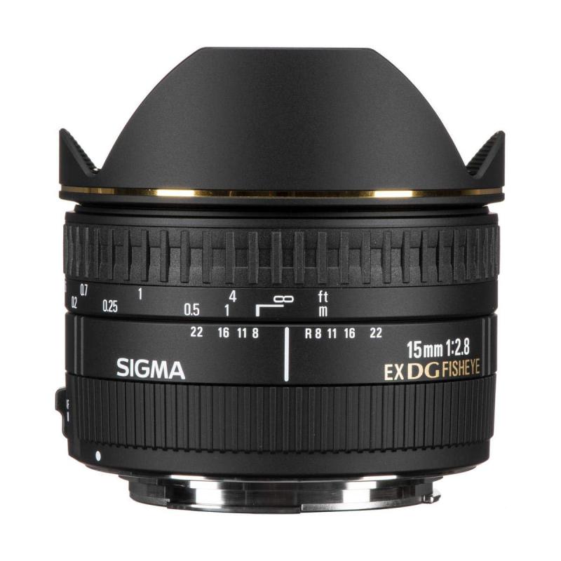 【中古】SIGMA 単興味の中心広角レンズ 15粍 F2.8 EX DG DIAGONAL FISHEYE キヤノン用 対角線魚眼 フルサイズ相応う 476403