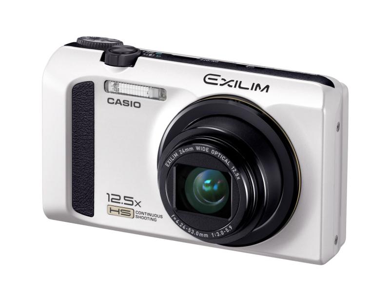 【中古】CASIO デジタルカメラ EXILIM 1210万画素 光学ズーム12.5倍 EX-ZR100WE