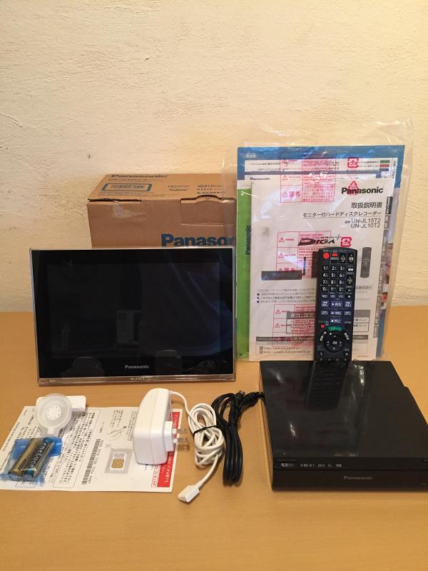 【中古】パナソニック 320GB HDDレコーダー 10V型防水モニター付 DIGA+ UN-JL10T2-K|ソファポテト