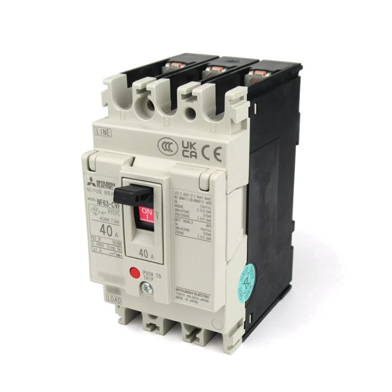 【中古】三菱電機 NF63-CVF 3P 40A (ノーヒューズブレーカー) (3極) (AC) NN|ソファポテト