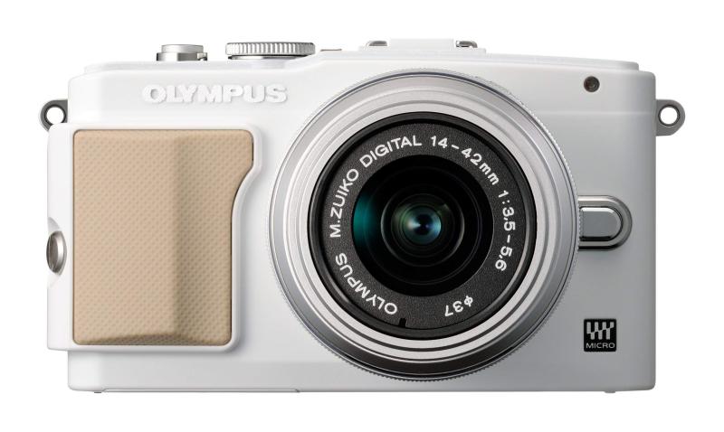 【中古】OLYMPUS ミラーレス一眼 PEN Lite E-PL5 レンズキット ホワイト E-PL5 LKIT WHT
