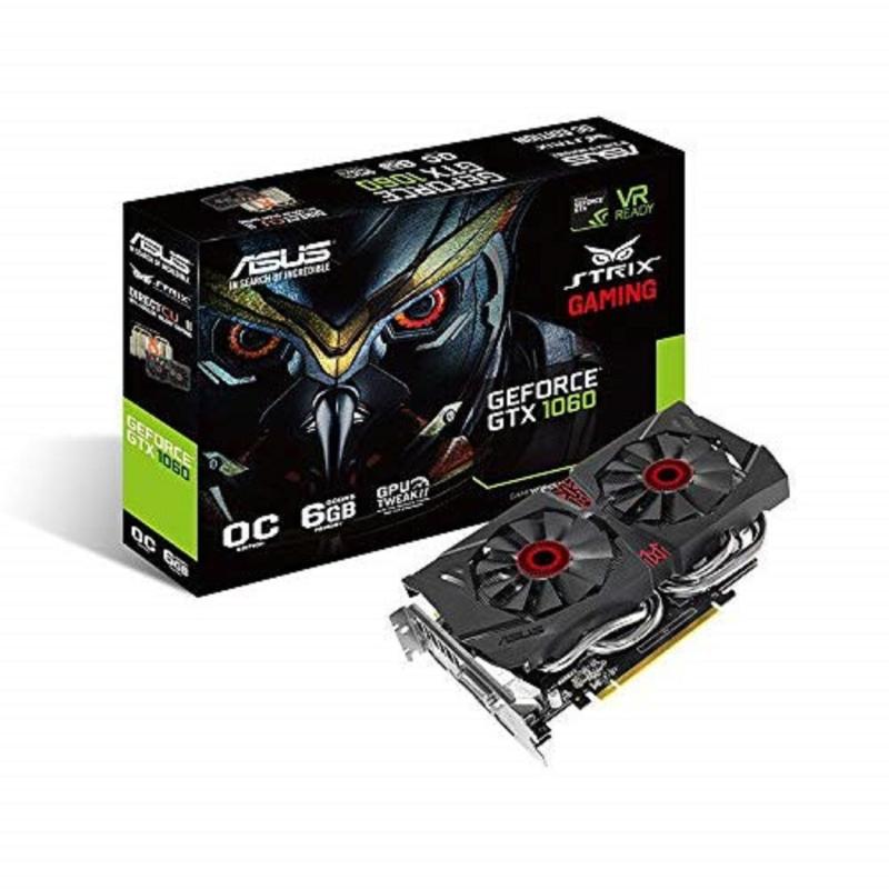 【中古】ASUS R.O.G. STRIXシリーズ NVIDIA GeForce GTX1060搭載ビデオカード オーバークロック メモリ6GB STRIX-GTX1060-DC2O6G 19,612円