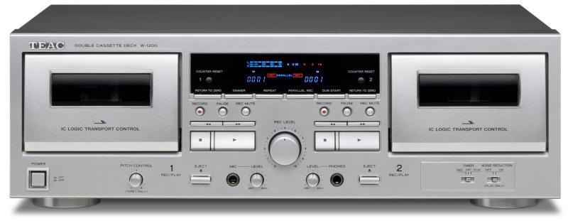 【中古】TEAC ダブルカセットデッキ W-1200(S)|ソファポテト
