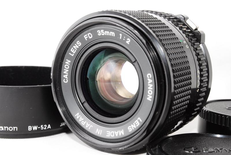 【中古】Canon MFレンズ New FD 35mm F2｜ソファポテト