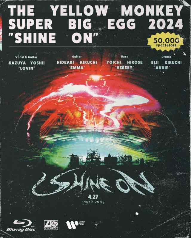 【中古】THE YELLOW MONKEY SUPER BIG EGG 2024 “SHINE ON" [Blu-ray]