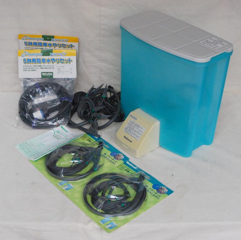 【中古】National ベランダ・テラス用 自動水やりタイマー グレー EY4200-H|ソファポテト