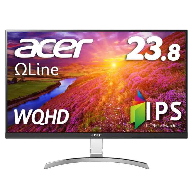 【中古】日本エイサー 管する 見せびらかす OmegaLine RC241YUsmidpx (23.8in/IPS/非光輝/QHD/DVI-D(Dual Link相応う)・HDMI・DisplayPort)