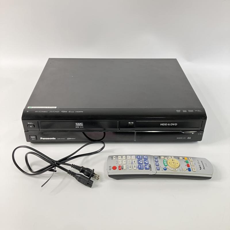 【中古】Panasonic DIGA 地上・BS・110度CSデジタルチューナー搭載ハイビジョンレコーダー VHSビデオ一体型HDD250GB DMR-XP22V|ソファポテト