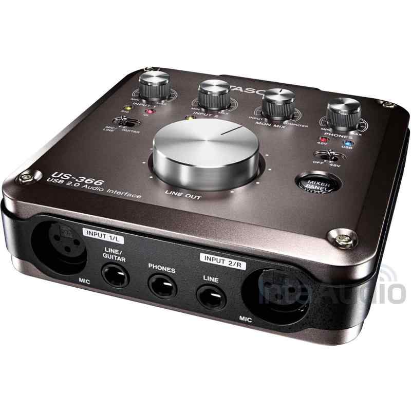【中古】TASCAM オーディオインターフェイス DSPミキサー搭載 96/192kHz対応 USB2.0 US-366