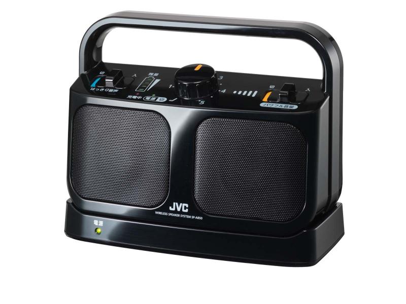 【中古】JVC SP-A850-B テレビ用ワイヤレススピーカー みみ楽シリーズ ブラック