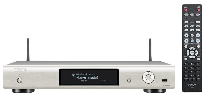 【中古】Denon ネットワークオーディオプレーヤー ハイレゾ音源対応 プレミアムシルバー DNP-730RE-SP|ソファポテト