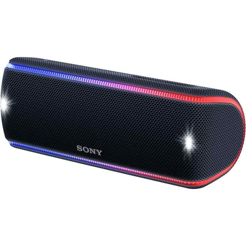 【中古】ソニー ワイヤレスポータブルスピーカー SRS-XB31 B : 防水/防塵/防錆/Bluetooth/専用スマホアプリ対応 ライティング機能 2018年 ブラック