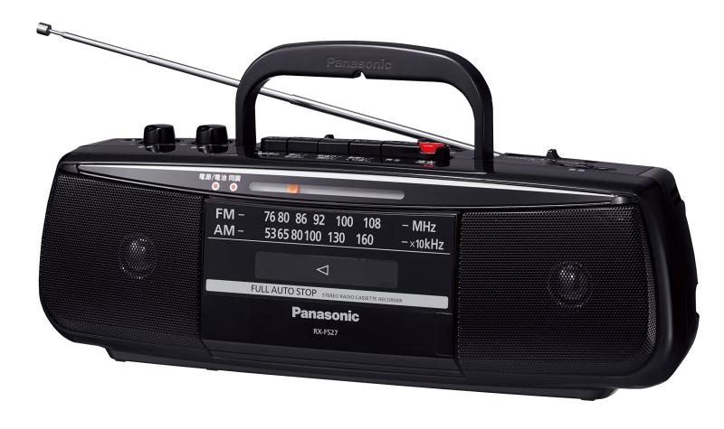 【中古】パナソニック ステレオラジオカセットレコーダー RX-FS27-K 9,241円