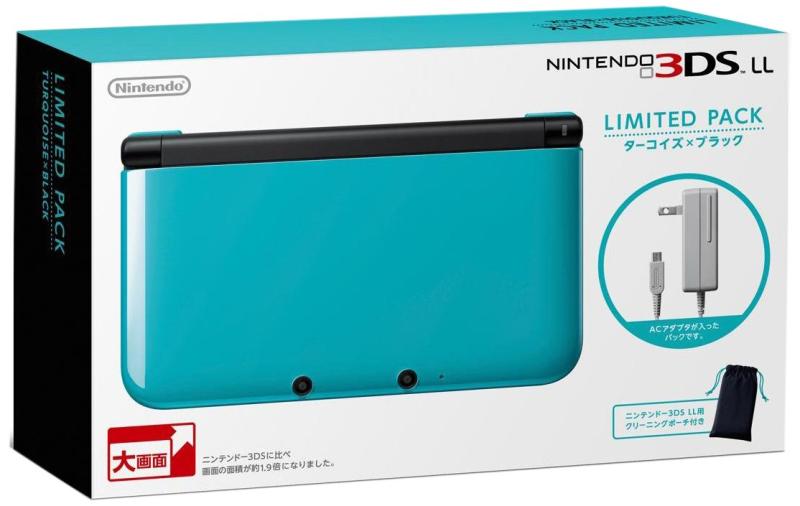 【中古】ニンテンドー3DS LL リミテッドパック ターコイズXブラック 21,206円