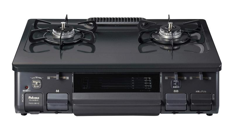 【中古】パロマ：ガステーブルコンロ(片面焼グリル左強火力・都市ガス）/PA-S42B-L-12A13A
