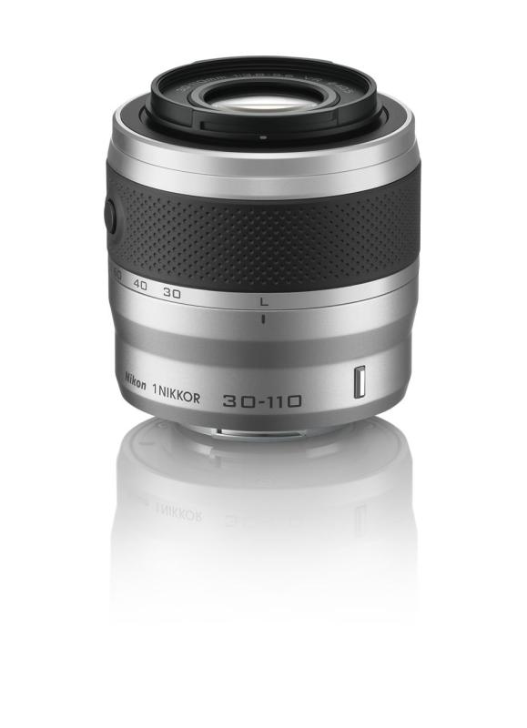 【中古】Nikon 望遠ズームレンズ 1 NIKKOR VR 30-110mm f/3.8-5.6 シルバー ニコンCXフォーマット専用|ソファポテト