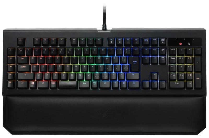 【中古】Razer BlackWidow Chroma V2 JP Yellow Switch 日本語申し合わせ 黄軸力学的 ゲーミングキーボード【日本定め事品】RZ03-02033100-R3J1