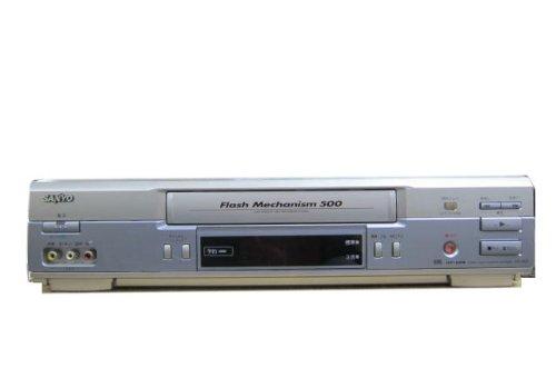 【中古】三洋電機 VHSビデオデッキ　サンヨー　VZ-H23　リモコン付き　一週間　シリアルNo.45533874　22215