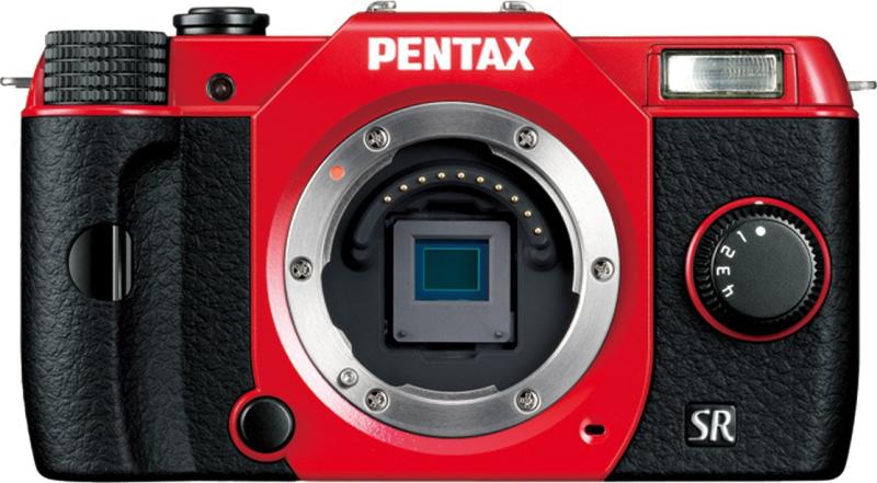 【中古】PENTAX ミラーレス一眼 Q10 ボディ レッド Q10 BODY RED 12186|ソファポテト