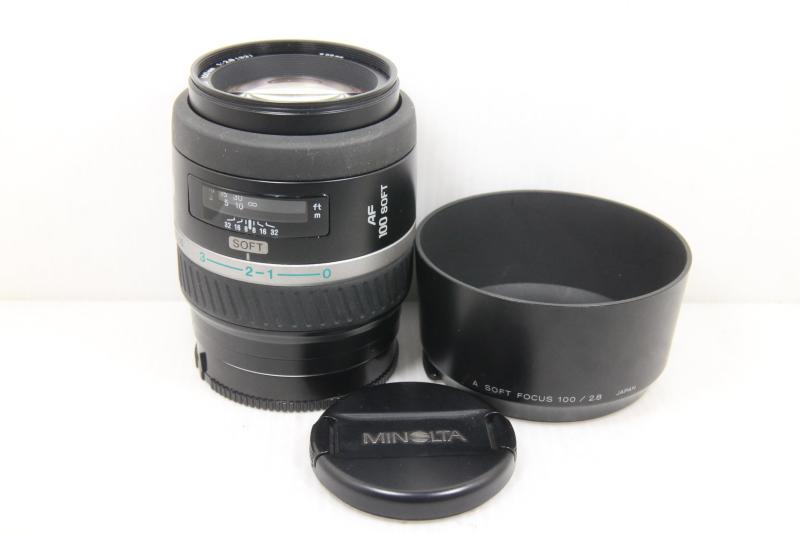 【中古】Konica Minolta AF ソフトフォーカス 100mm F2.8 W/C｜ソファポテト