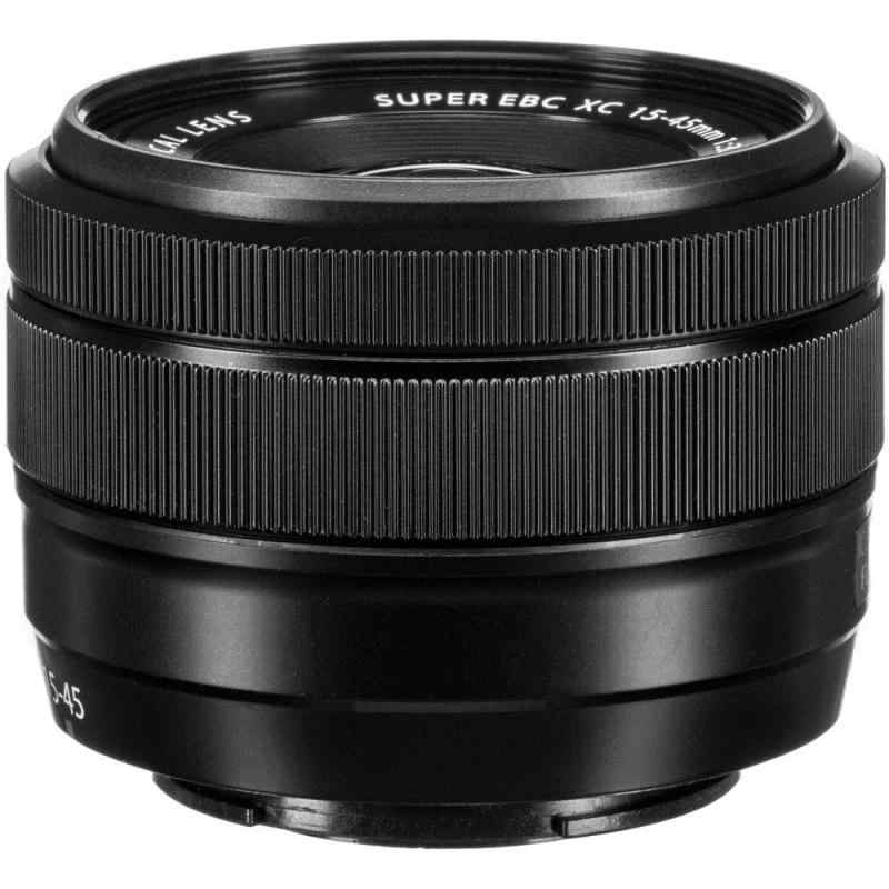 【中古】富士フイルム(FUJIFILM) X 交換レンズ フジノン ズーム 標準 コンパクト XC15-45mm 手ブレ補正 電動ズーム ブラック F XC15-45MMF3.5-5.6OIS PZ B|ソファポテト
