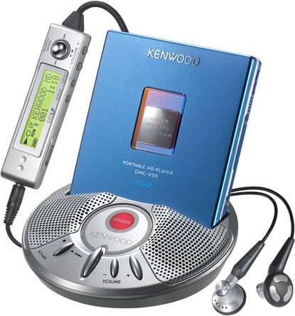 【中古】KENWOOD DMC-V55-L ポータブルMDプレイヤー ブルー 24,262円