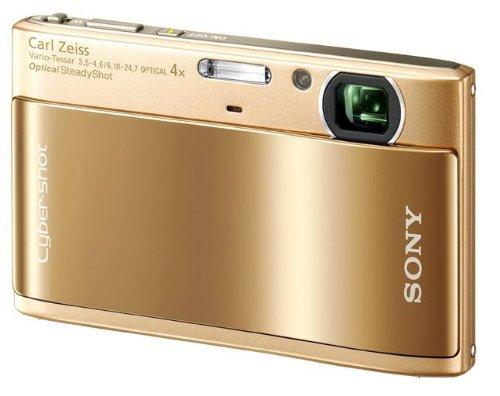 【中古】SONY デジタルカメラ Cyber-Shot(サイバーショット) TX1 (1020万画素/光学x4/デジタルx8/ゴールド) DSC-TX1/N|ソファポテト