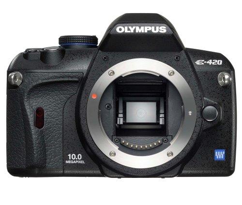 【中古】OLYMPUS デジタル一眼二眼レフ写真機 E-420 上半身 E-420