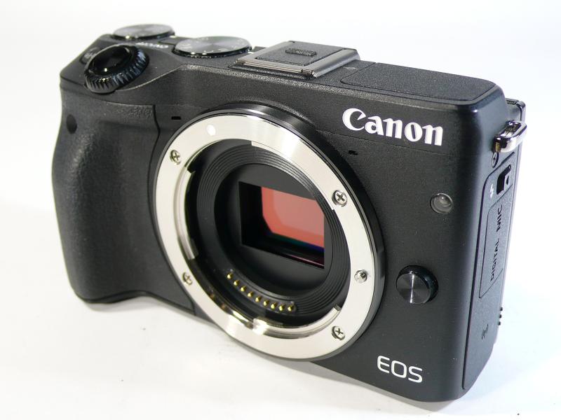 【中古】Canon 鏡鑑受け答え一眼写真機 EOS M3 上半身(黒いこと) EOSM3BK-BODY