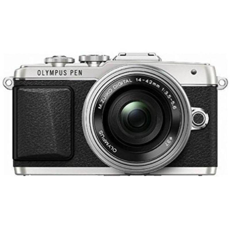 【中古】OLYMPUS 鏡鑑受け答え一眼 PEN E-PL7 EZダブルズームキット しろがね色 E-PL7 EZ DZKIT SLV