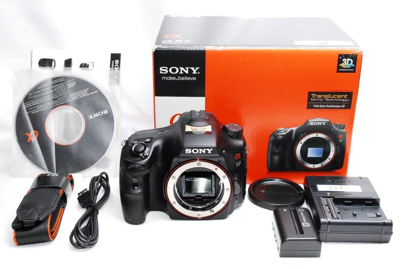 【中古】アルファ α ソニー デジタル一眼写真機「α57」上半身SONY α57 SLT-A57