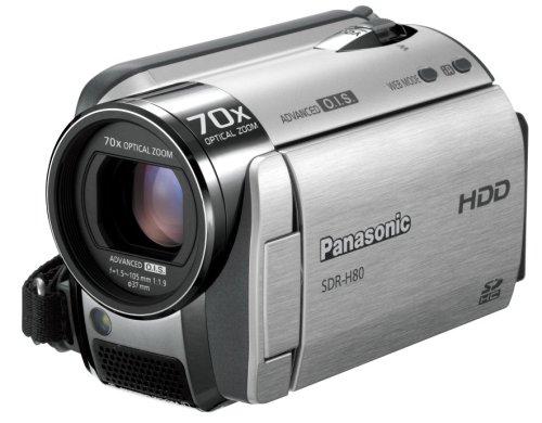 【中古】パナソニック SD/HDDビデオカメラ シルバー SDR-H80-S|ソファポテト