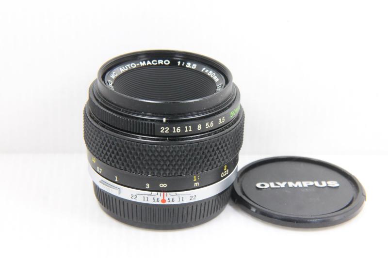 【中古】Olympus MFレンズ OM 50mm F3.5 macro